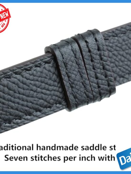 Skinny Leather Belt Adjustable Turn Lock Buckle Medium Width main image 3